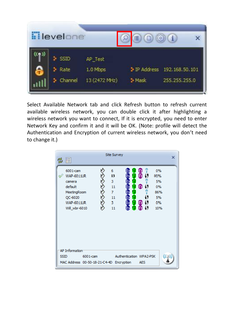 LevelOne WUA-0614 User Manual | Page 16 / 31