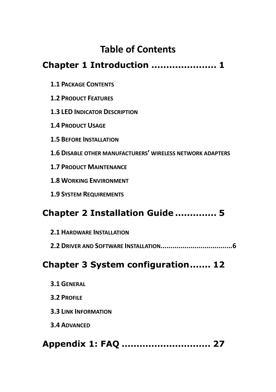 LevelOne WUA-0624 User Manual | Page 2 / 31