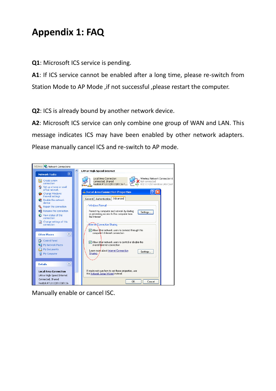 Appendix 1: faq | LevelOne WUA-1610H User Manual | Page 29 / 31