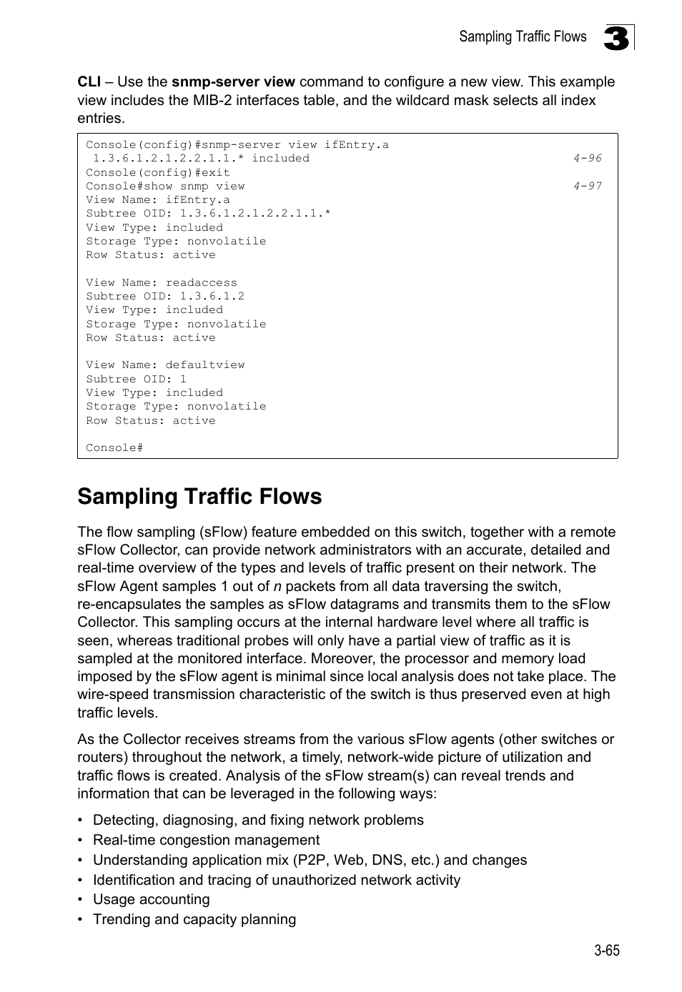 Sampling traffic flows | LevelOne FGL-2870 User Manual | Page 119 / 800