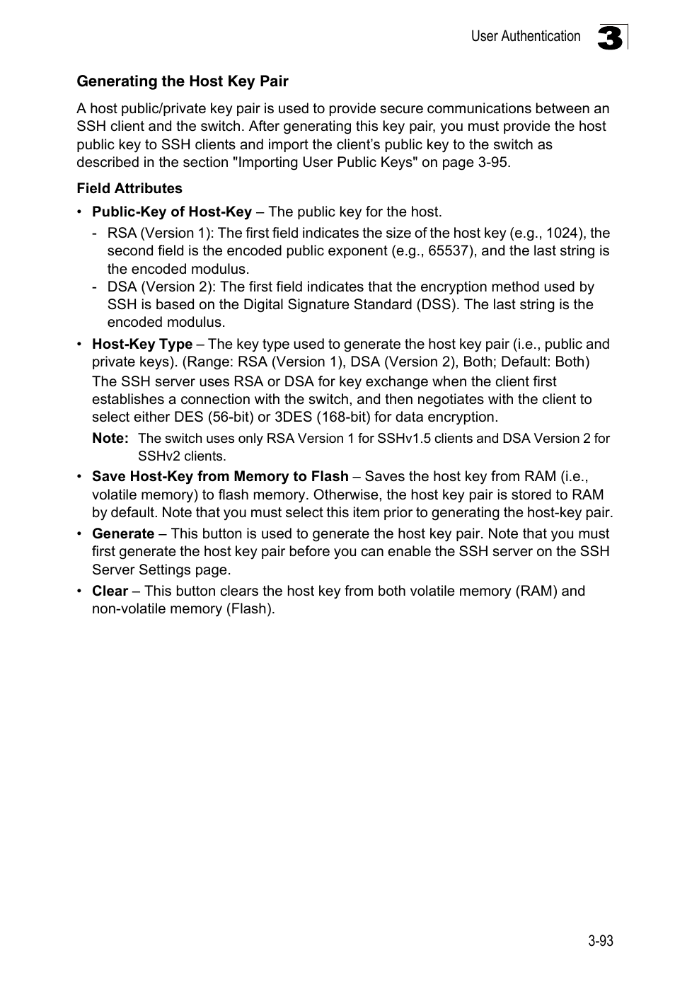 Generating the host key pair | LevelOne FGL-2870 User Manual | Page 147 / 800