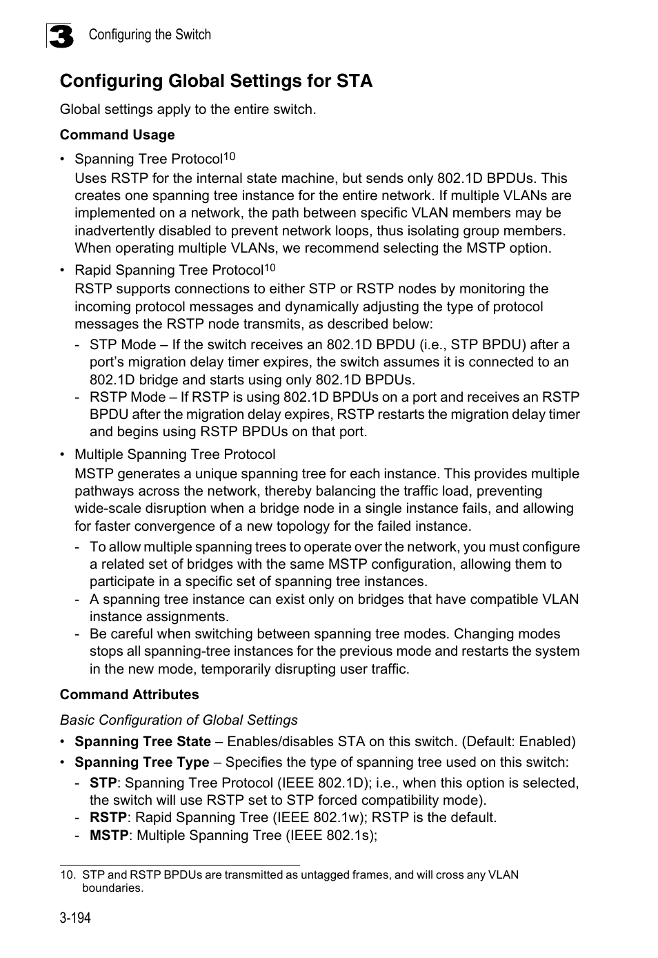 Configuring global settings for sta | LevelOne FGL-2870 User Manual | Page 248 / 800
