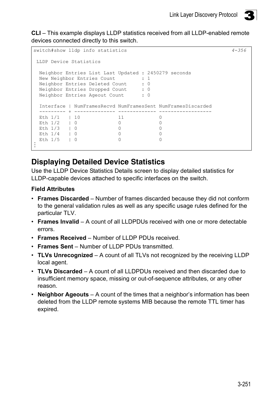 Displaying detailed device statistics | LevelOne FGL-2870 User Manual | Page 305 / 800
