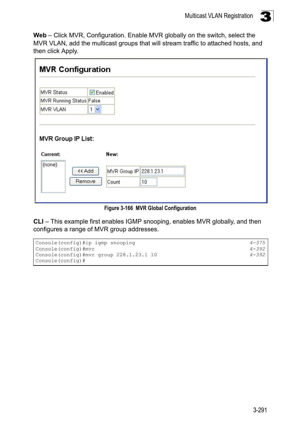 Figure 3-166, Mvr global configuration | LevelOne FGL-2870 User Manual | Page 345 / 800