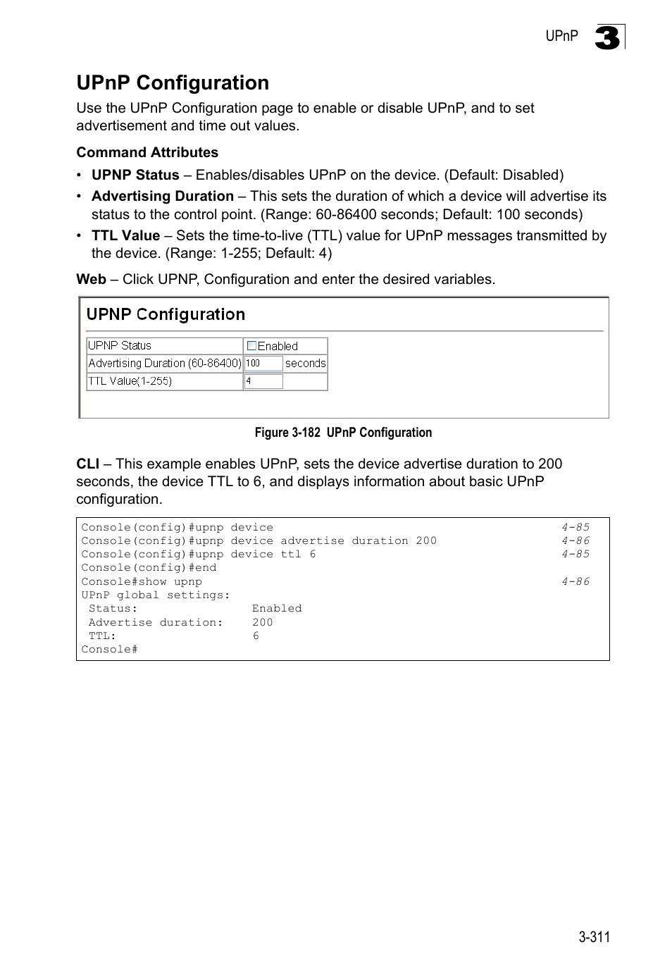 Upnp configuration, Figure 3-182 | LevelOne FGL-2870 User Manual | Page 365 / 800