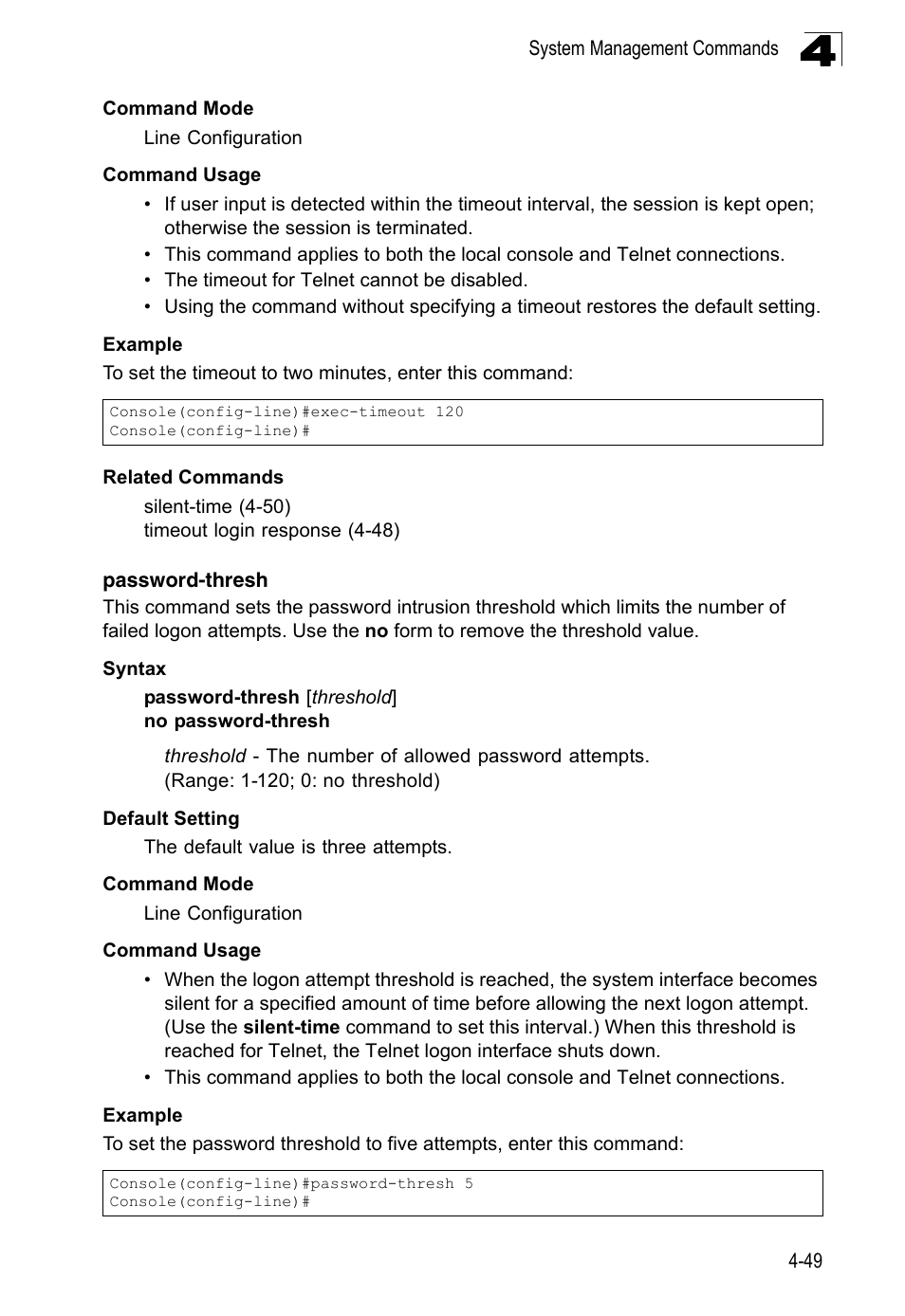 Password-thresh 4-49, Password-thresh (4-49) | LevelOne FGL-2870 User Manual | Page 415 / 800