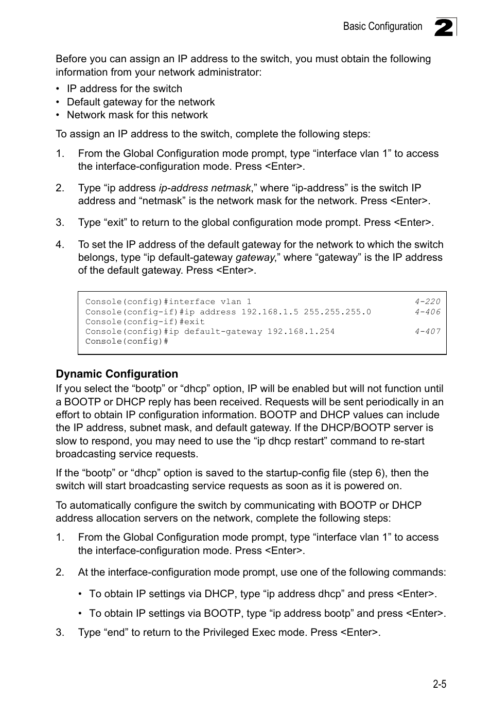 Dynamic configuration | LevelOne FGL-2870 User Manual | Page 49 / 800