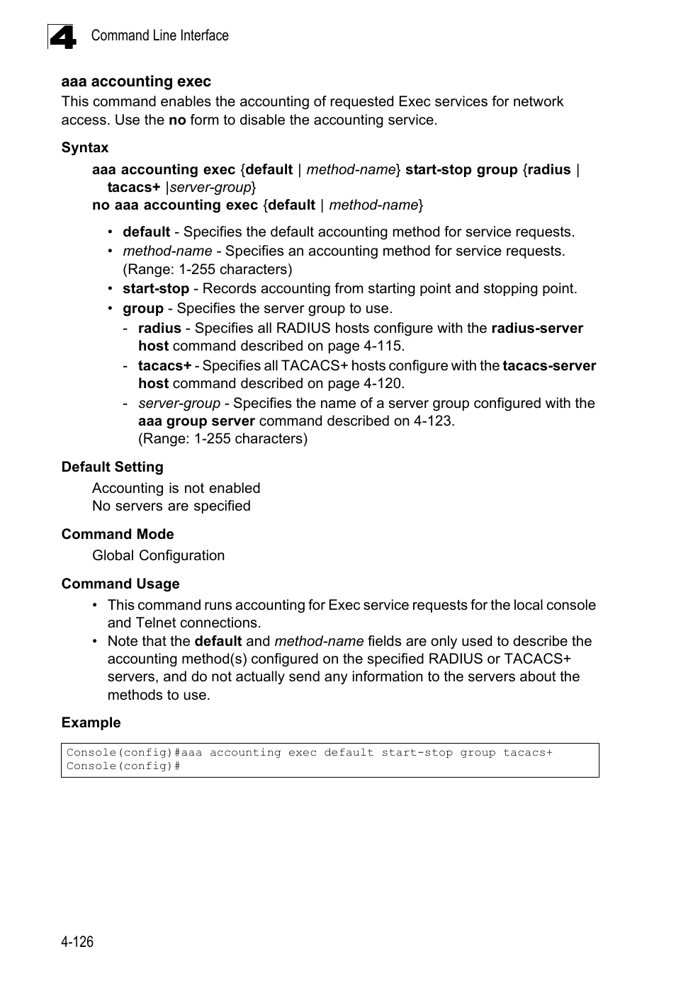 Aaa accounting exec | LevelOne FGL-2870 User Manual | Page 492 / 800