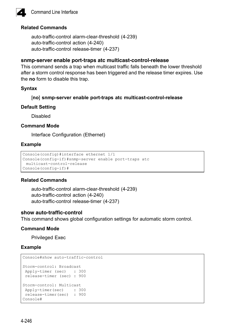 Show auto-traffic-control | LevelOne FGL-2870 User Manual | Page 612 / 800