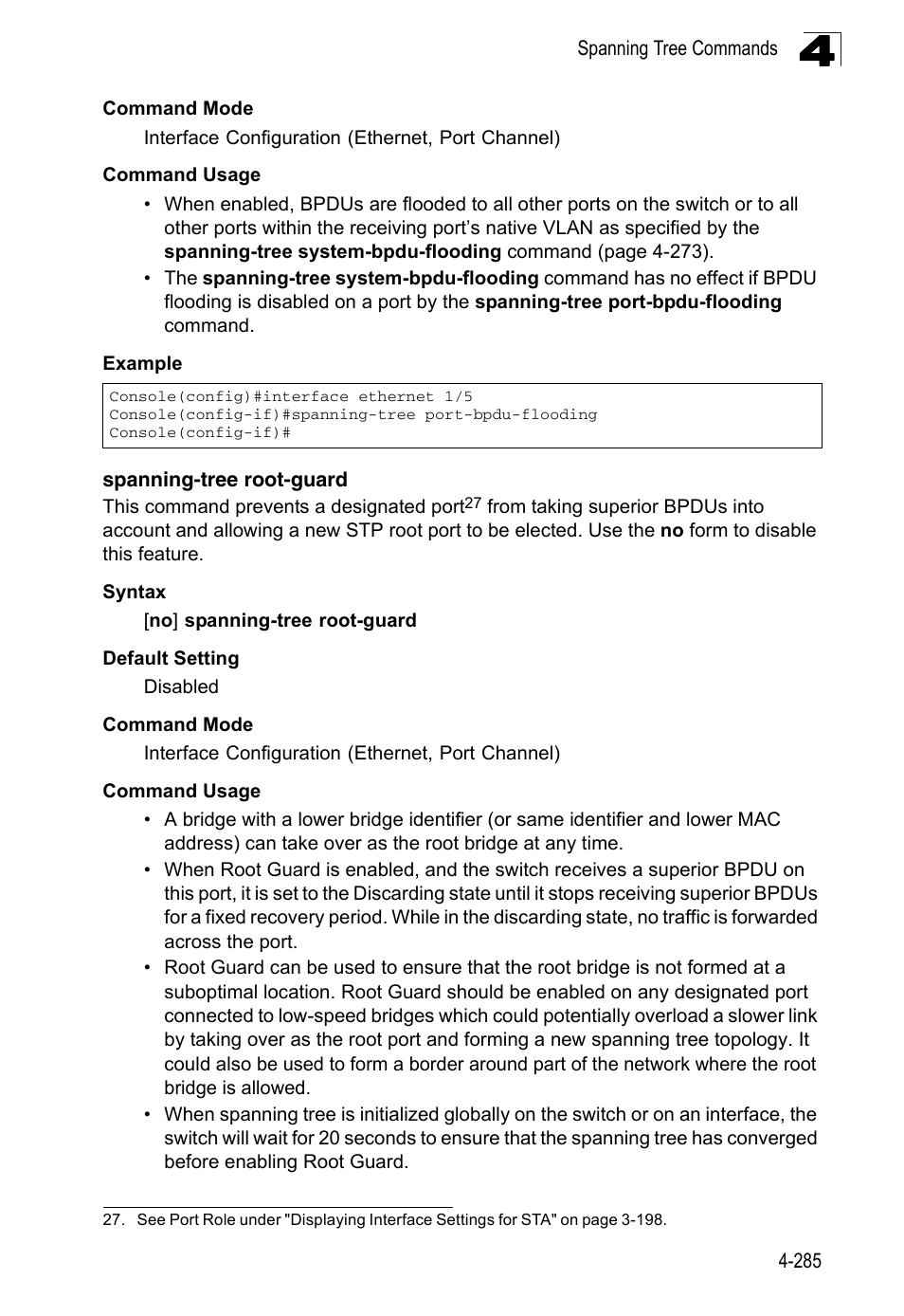 Spanning-tree root-guard | LevelOne FGL-2870 User Manual | Page 651 / 800