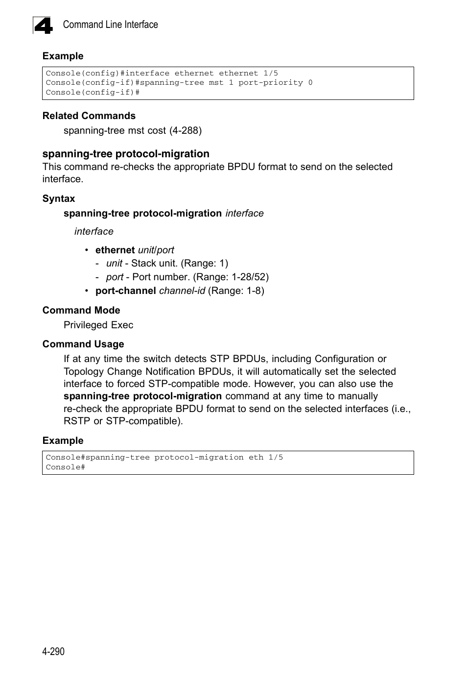 Spanning-tree protocol-migration | LevelOne FGL-2870 User Manual | Page 656 / 800