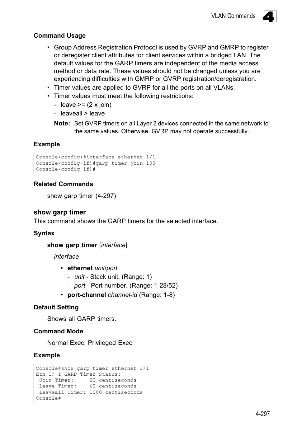 Show garp timer | LevelOne FGL-2870 User Manual | Page 663 / 800