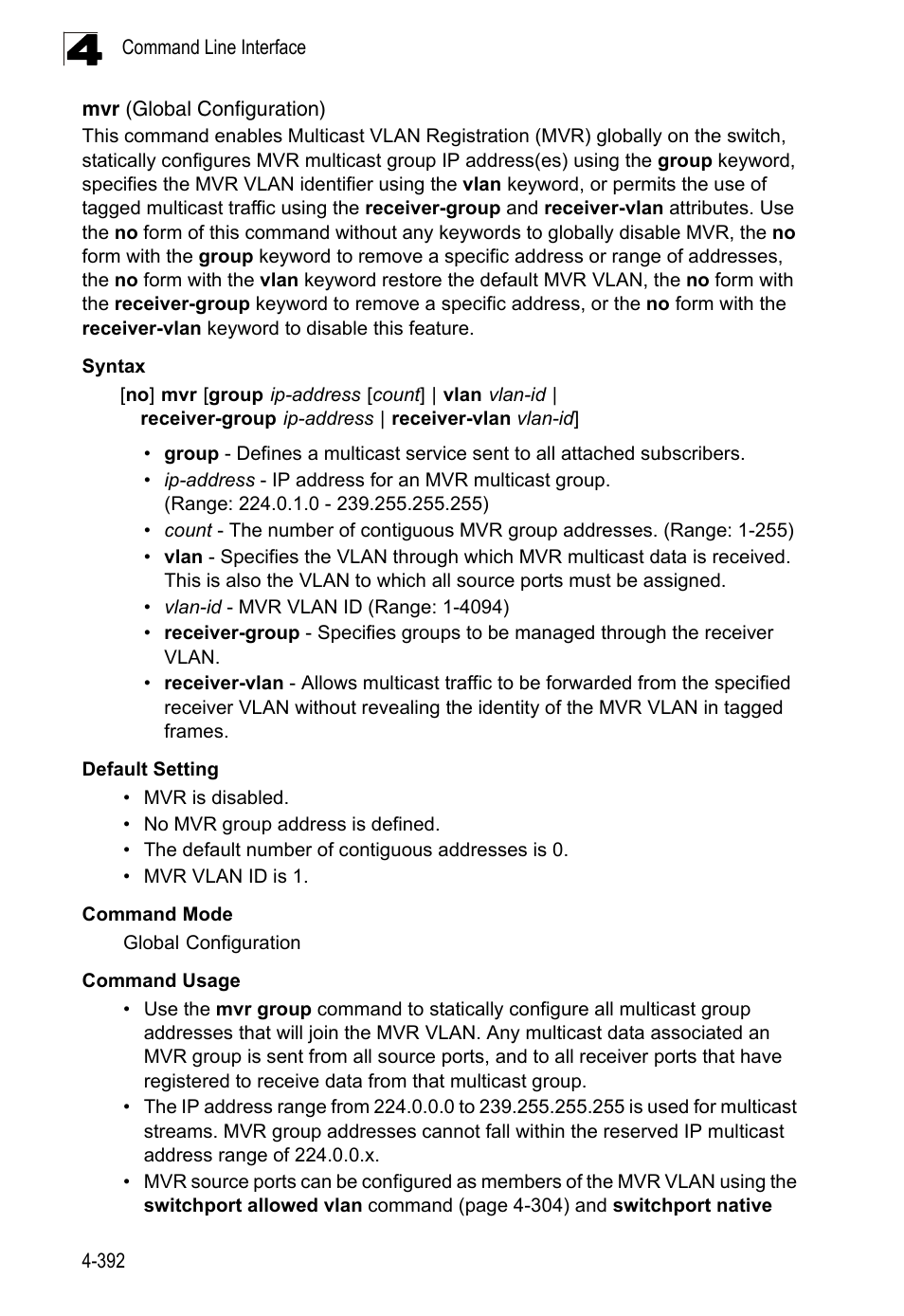 Mvr (global configuration) | LevelOne FGL-2870 User Manual | Page 758 / 800