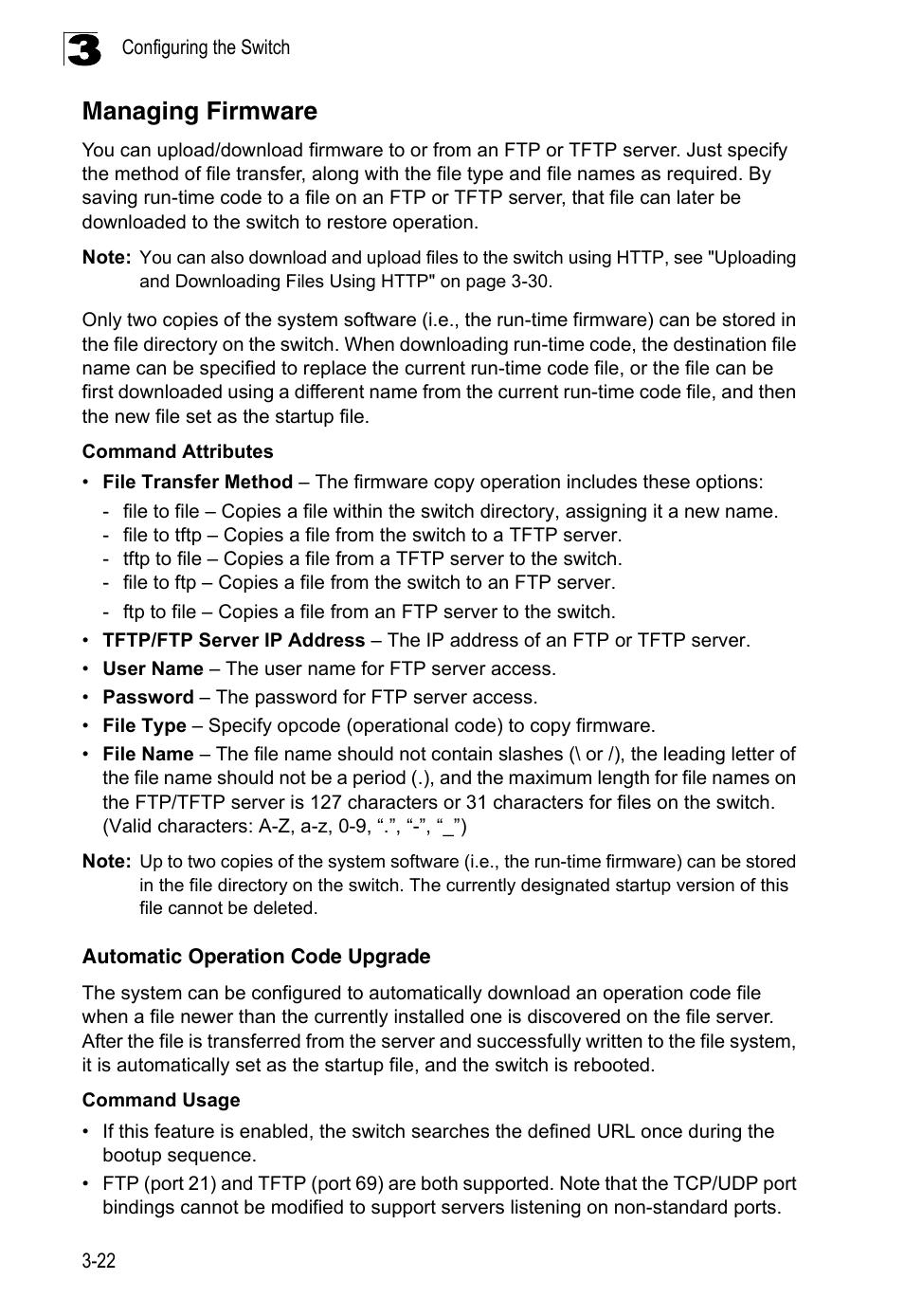 Managing firmware, Automatic operation code upgrade | LevelOne FGL-2870 User Manual | Page 76 / 800