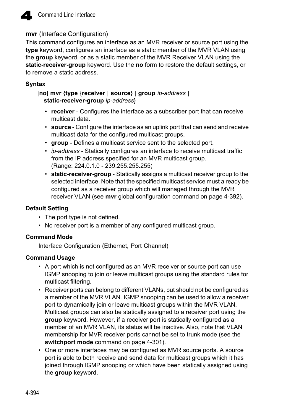 Mvr (interface configuration) | LevelOne FGL-2870 User Manual | Page 760 / 800