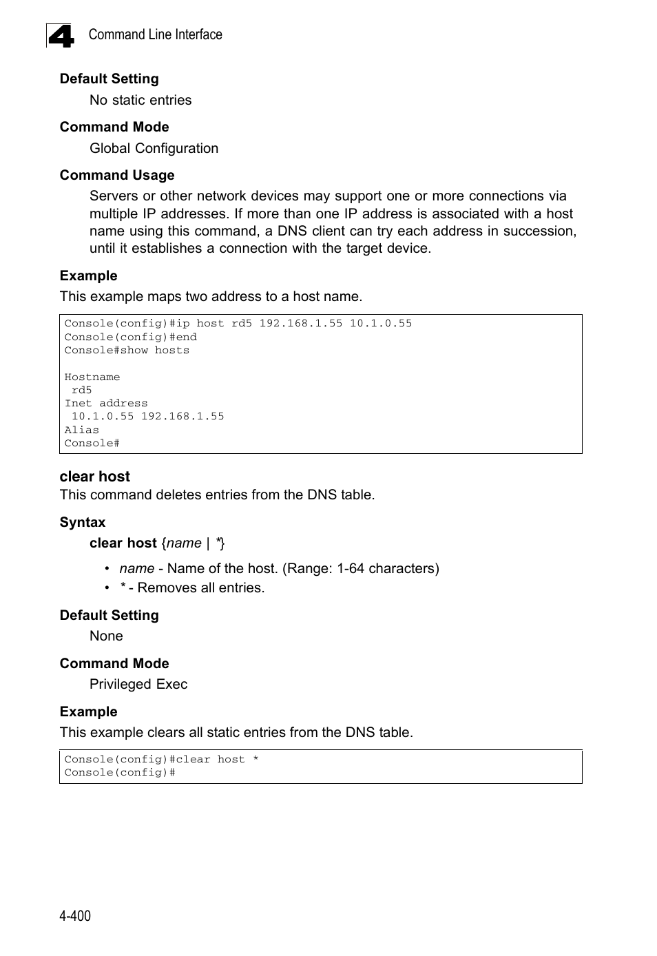 Clear host | LevelOne FGL-2870 User Manual | Page 766 / 800