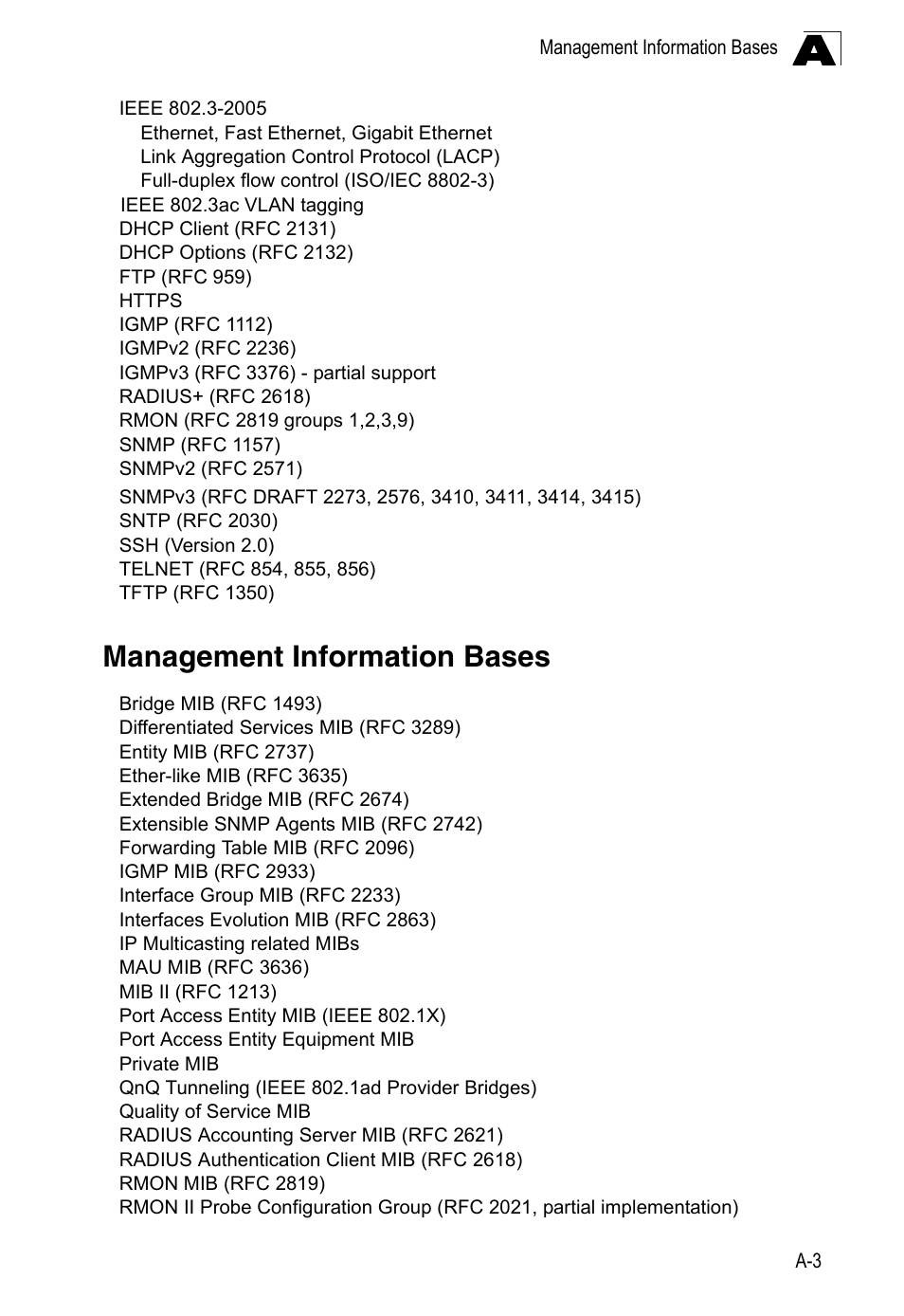 Management information bases | LevelOne FGL-2870 User Manual | Page 779 / 800