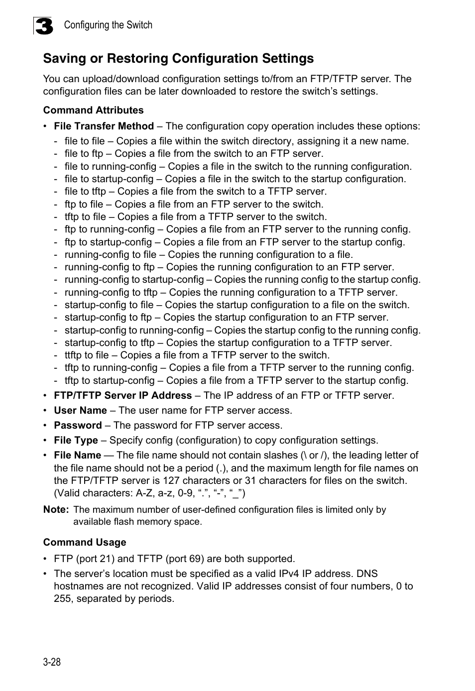 Saving or restoring configuration settings | LevelOne FGL-2870 User Manual | Page 82 / 800