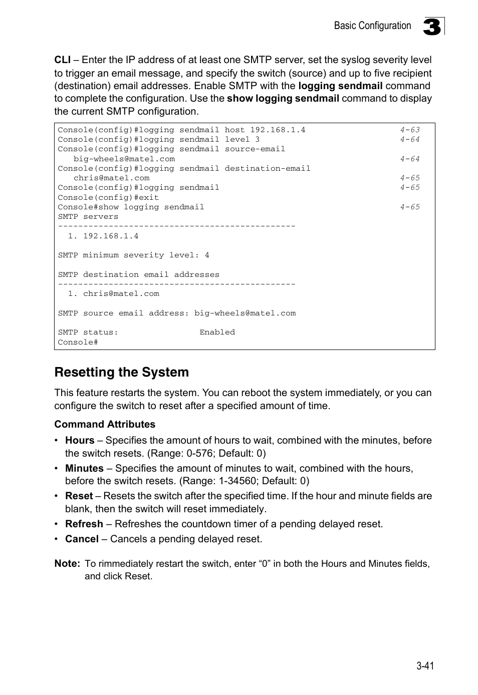 Resetting the system | LevelOne FGL-2870 User Manual | Page 95 / 800