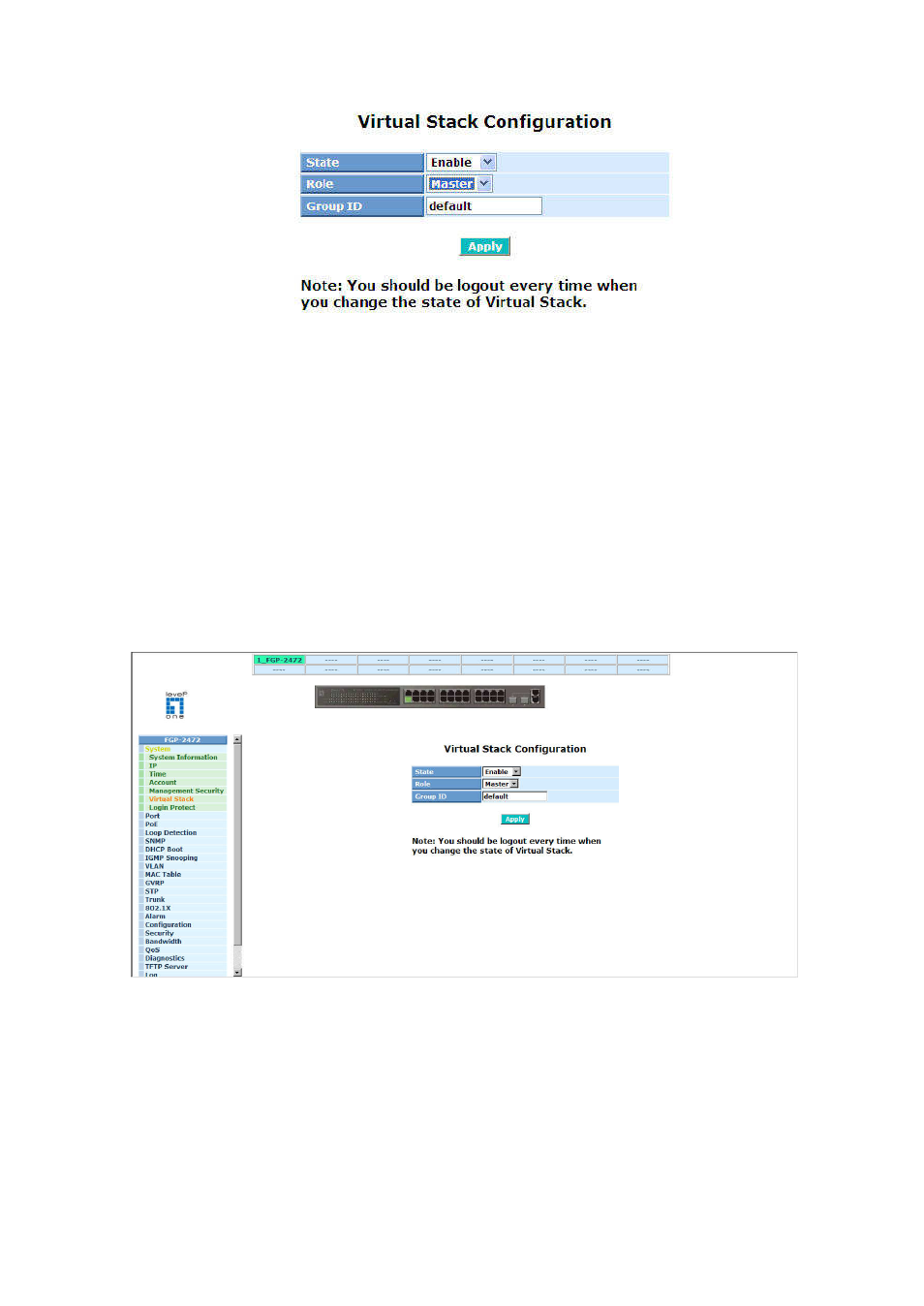 LevelOne FGP-2472 User Manual | Page 50 / 267