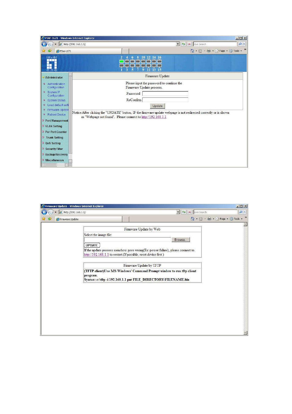 LevelOne FSW-1671 User Manual | Page 16 / 46