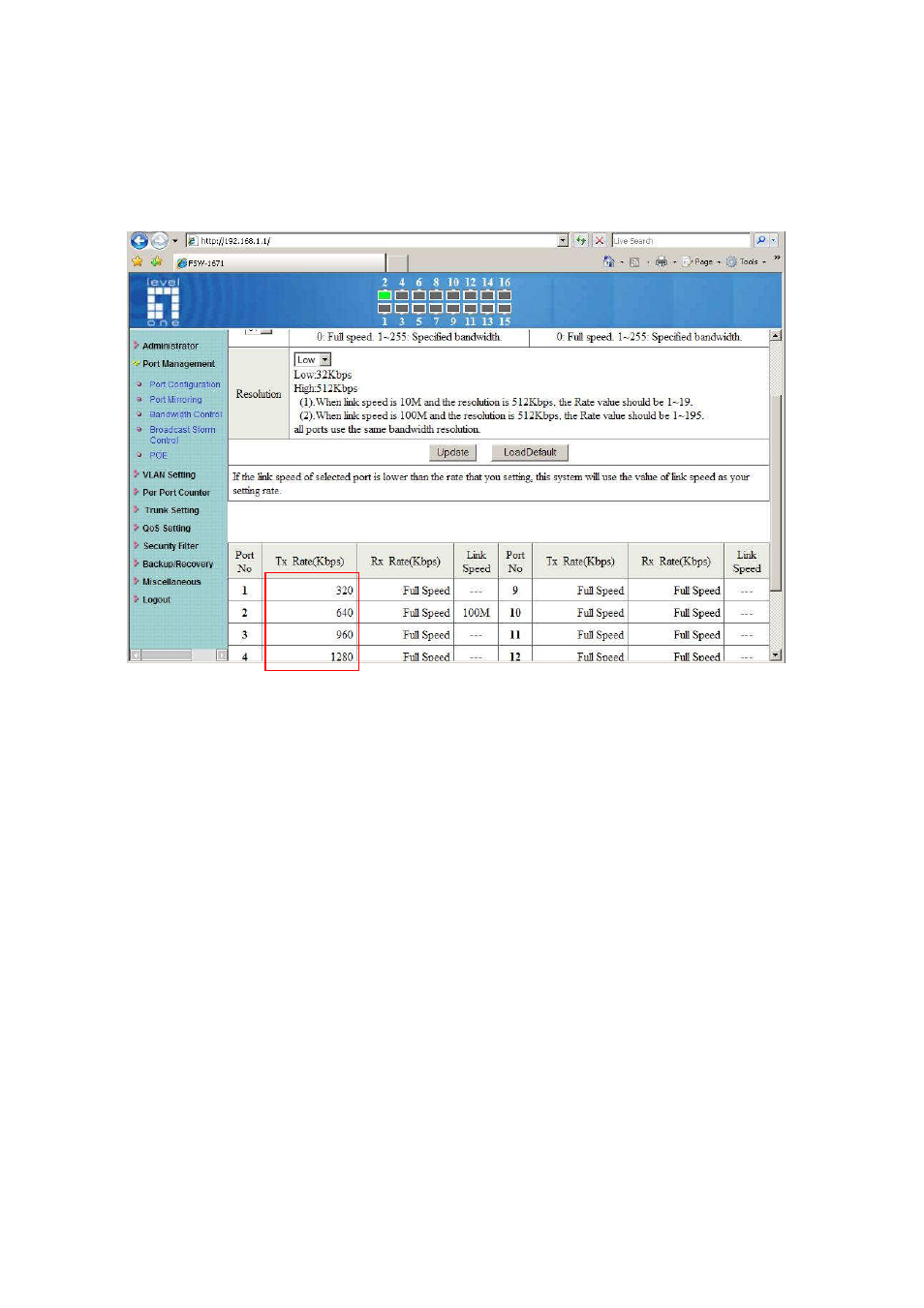LevelOne FSW-1671 User Manual | Page 21 / 46