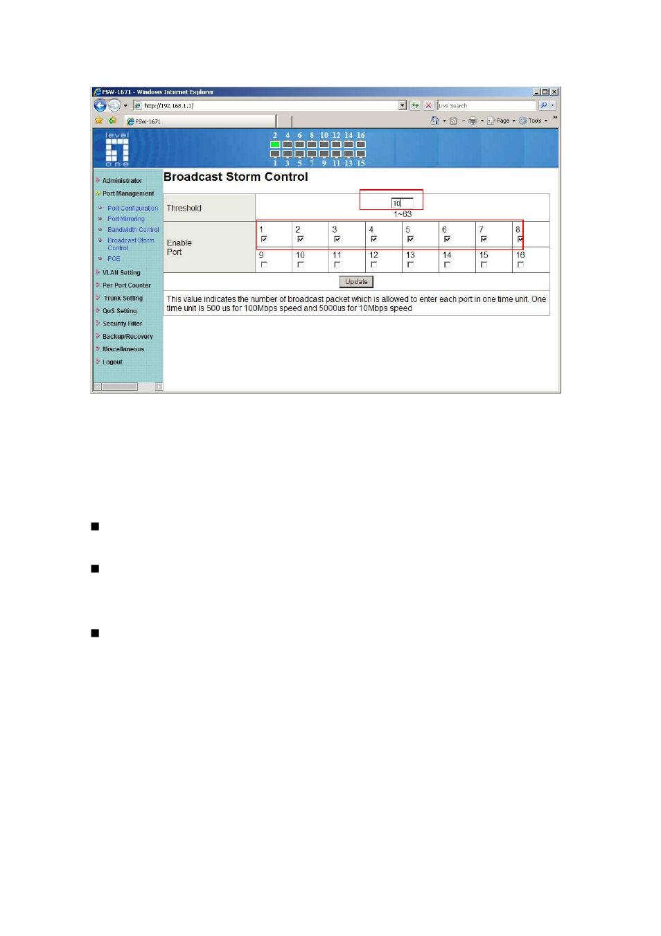LevelOne FSW-1671 User Manual | Page 25 / 46
