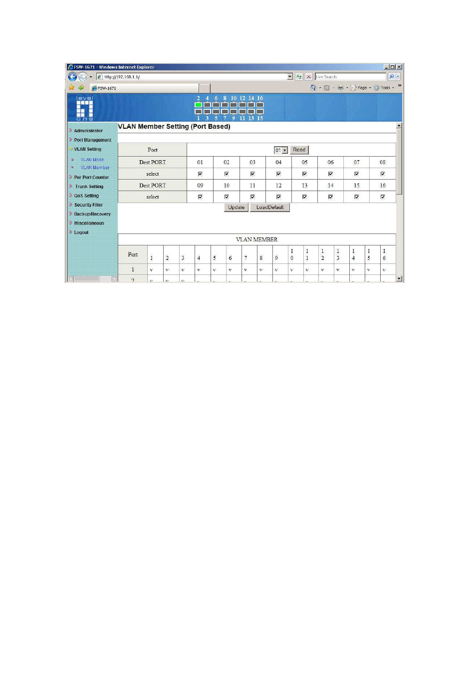 LevelOne FSW-1671 User Manual | Page 27 / 46