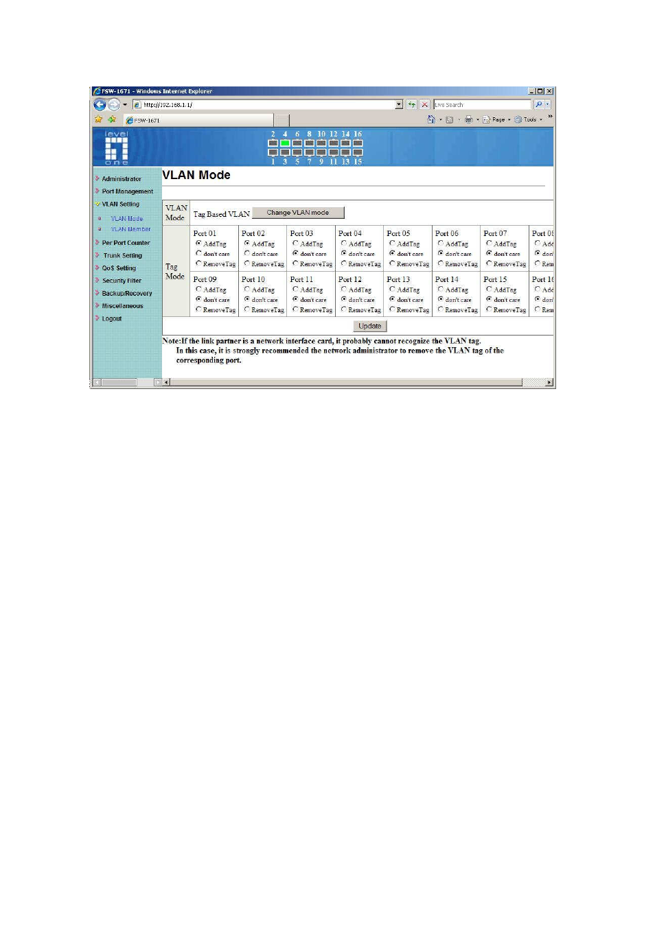 LevelOne FSW-1671 User Manual | Page 28 / 46