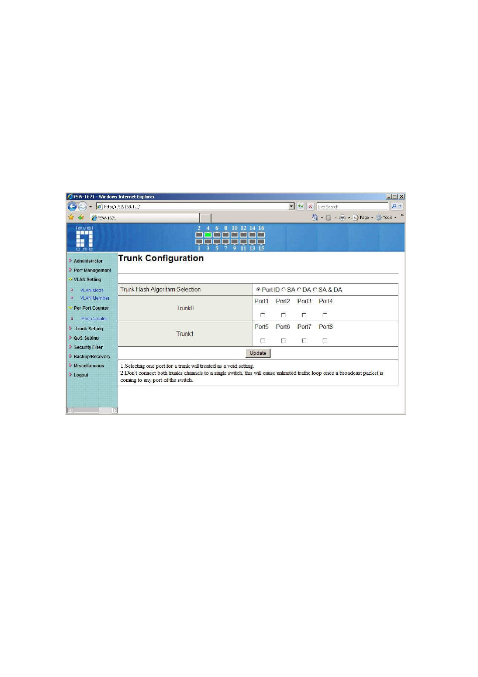 LevelOne FSW-1671 User Manual | Page 33 / 46