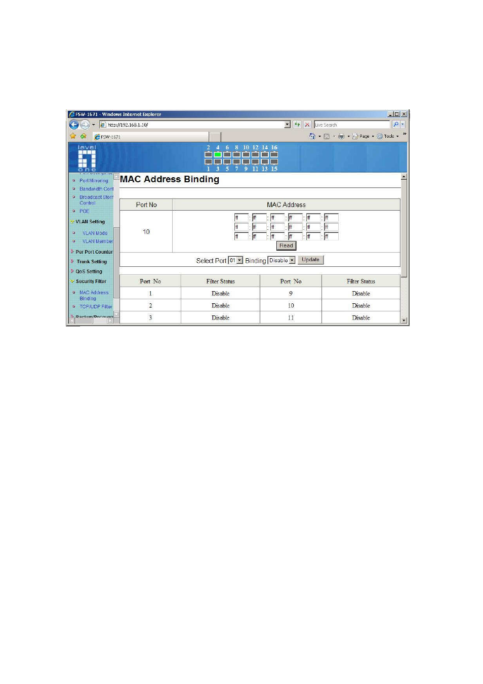 LevelOne FSW-1671 User Manual | Page 37 / 46