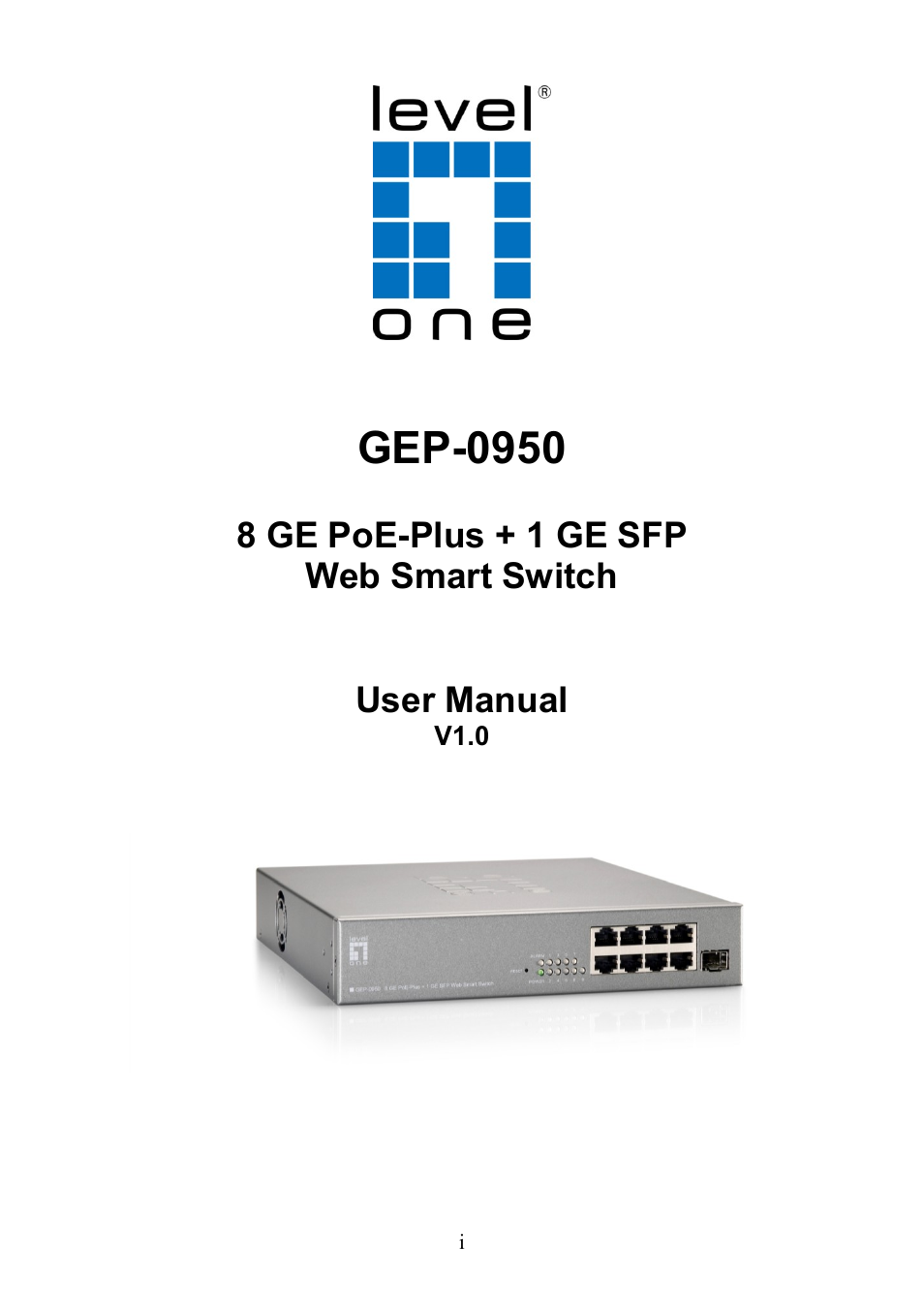 LevelOne GEP-0950 User Manual | 86 pages