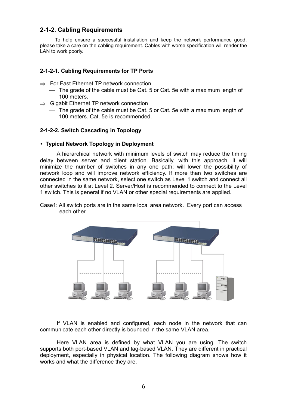 1-2. cabling requirements | LevelOne GEP-0950 User Manual | Page 12 / 86