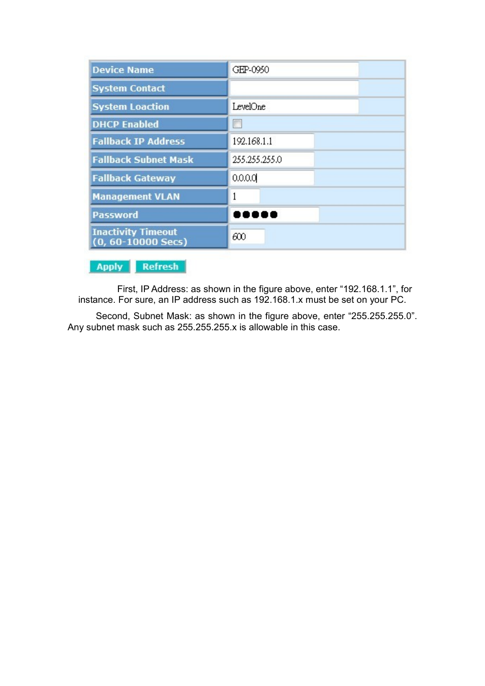 LevelOne GEP-0950 User Manual | Page 19 / 86