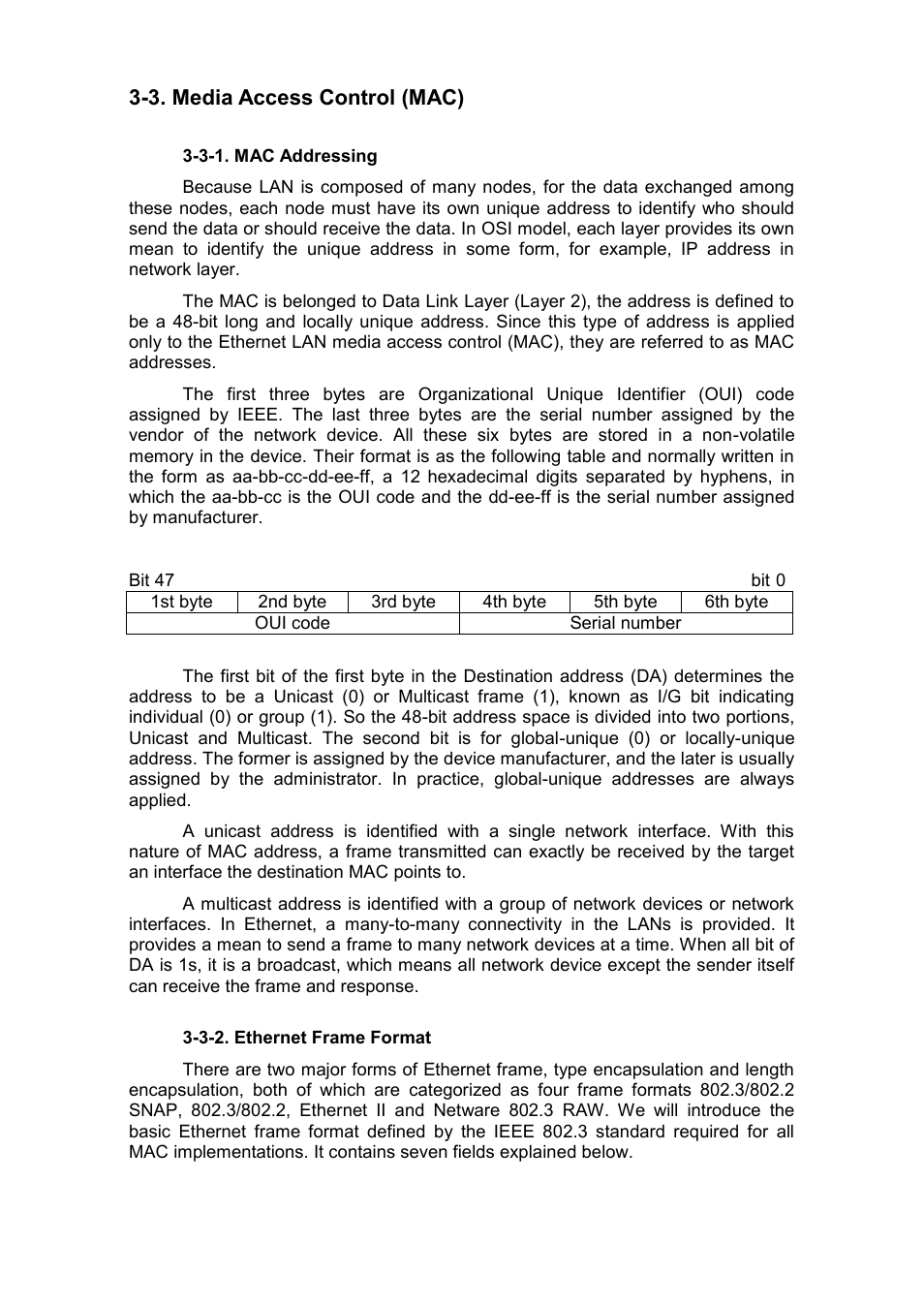 Edia, Ccess, Ontrol | Mac), 3. media access control (mac) | LevelOne GEP-0950 User Manual | Page 23 / 86