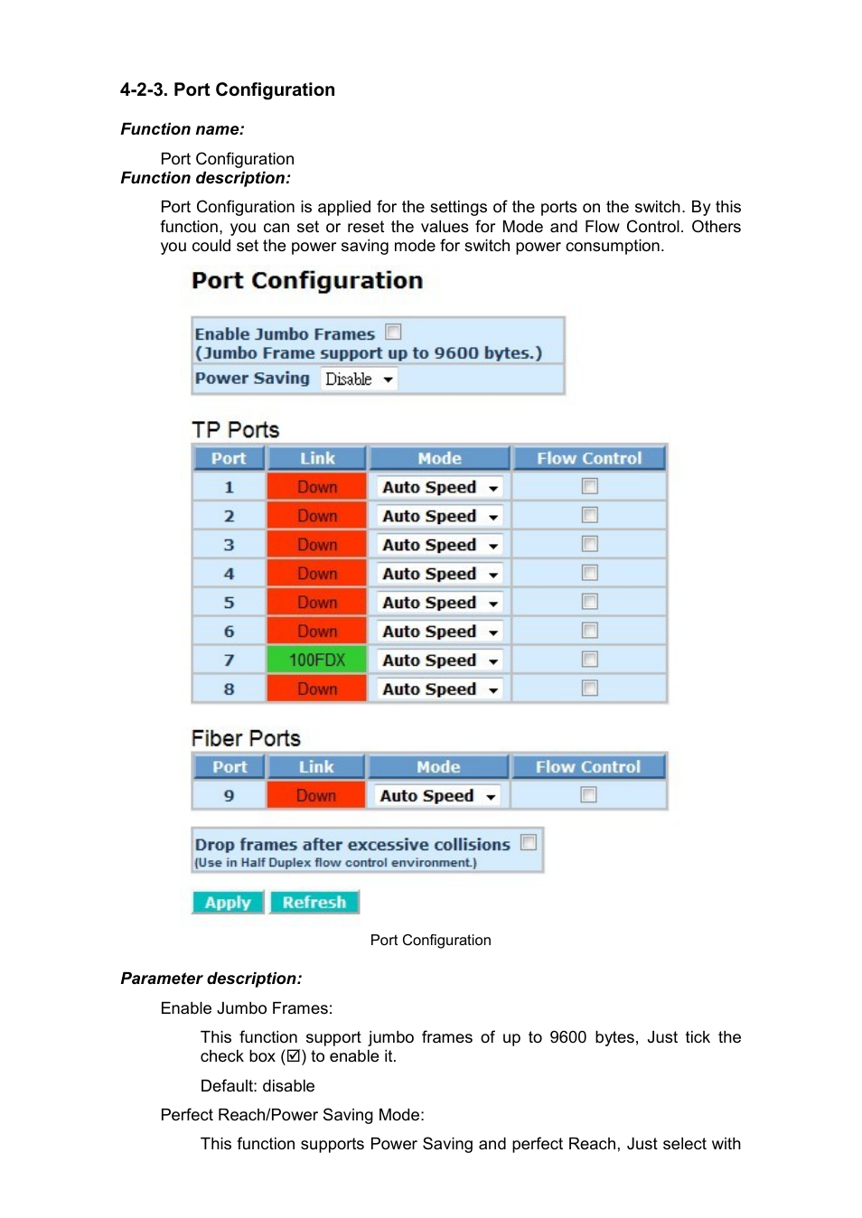 2-3. port configuration | LevelOne GEP-0950 User Manual | Page 47 / 86