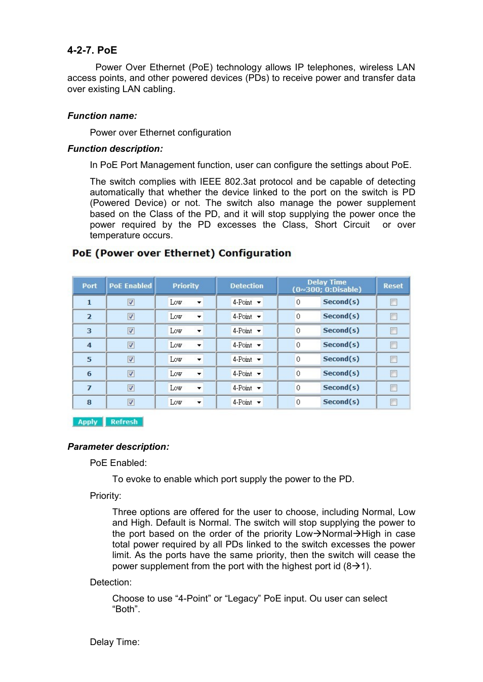 2-7. poe | LevelOne GEP-0950 User Manual | Page 55 / 86