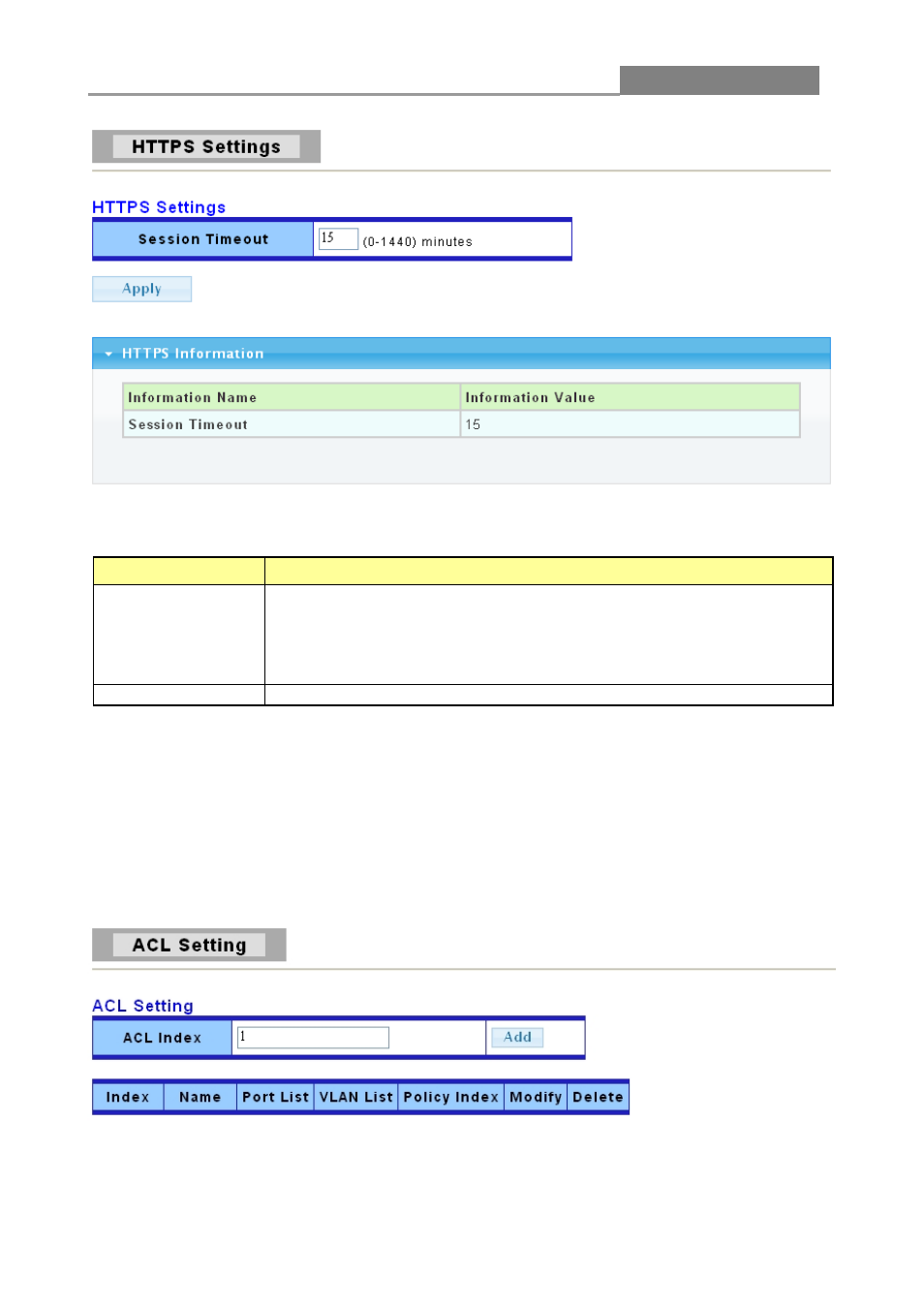 5 acl, 1 acl setting, Web smart switch | LevelOne GES-1650 User Manual | Page 66 / 94