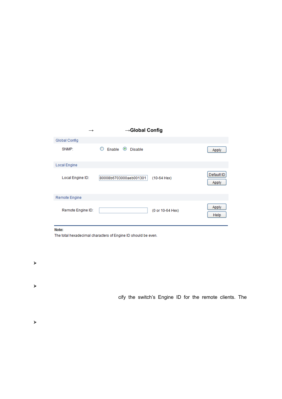 1 snmp config, Global config, 1 global config | LevelOne GES-1651 User Manual | Page 101 / 128