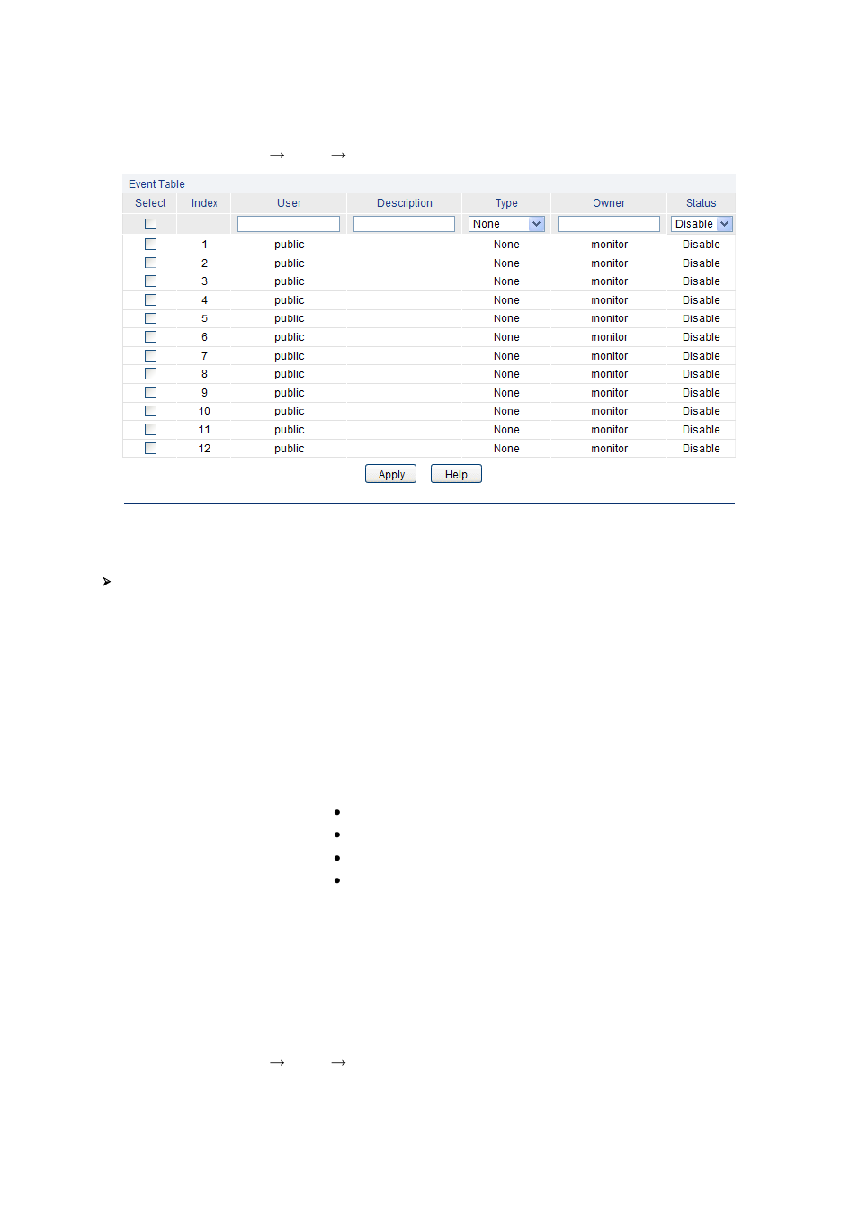 Event config, Alarm config, 2 event config | 3 alarm config | LevelOne GES-1651 User Manual | Page 111 / 128