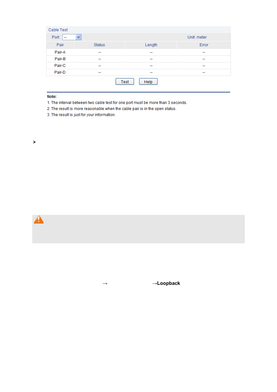 Loopback, 2 loopback | LevelOne GES-1651 User Manual | Page 119 / 128