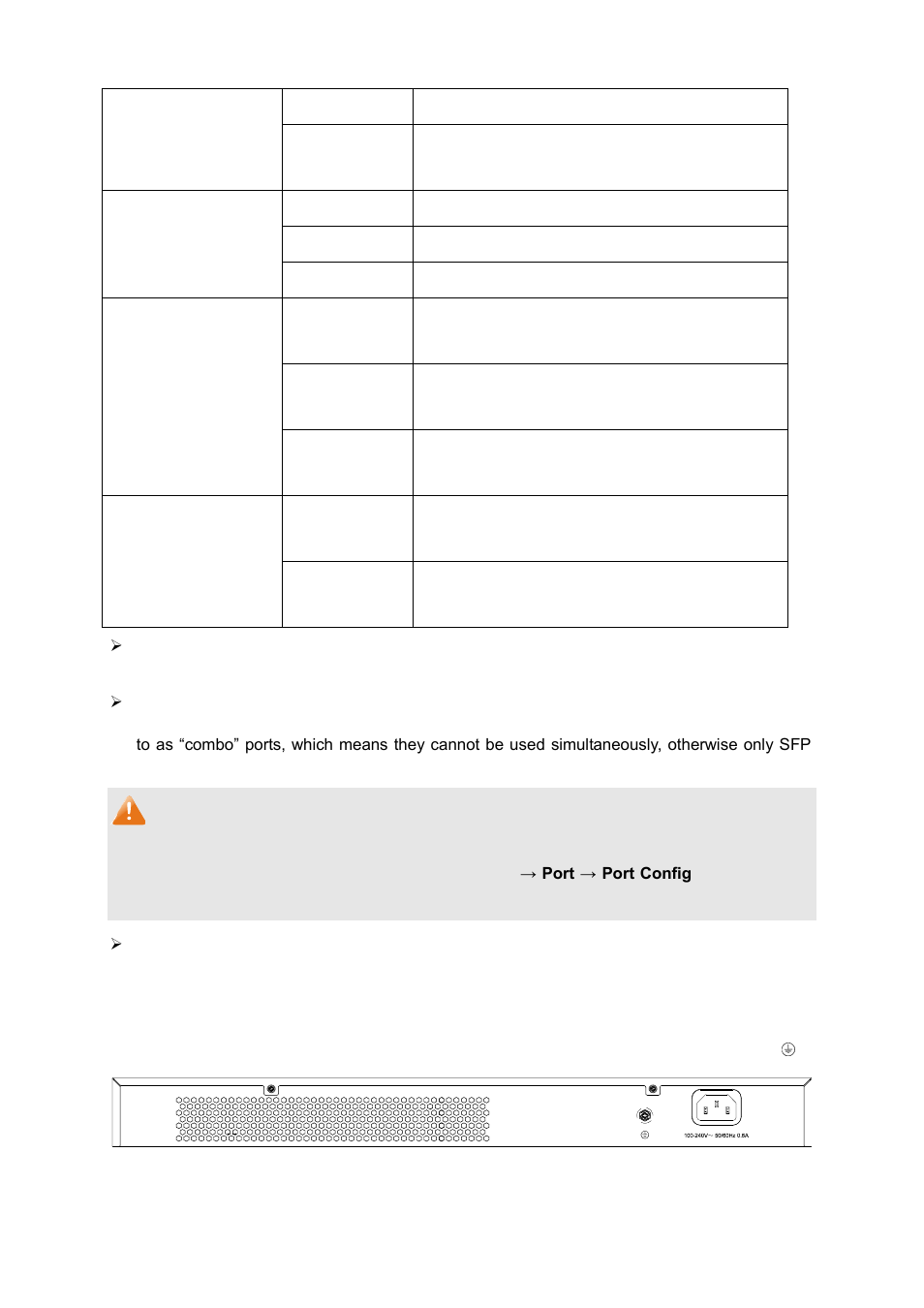 Rear panel, 2 rear panel | LevelOne GES-1651 User Manual | Page 12 / 128