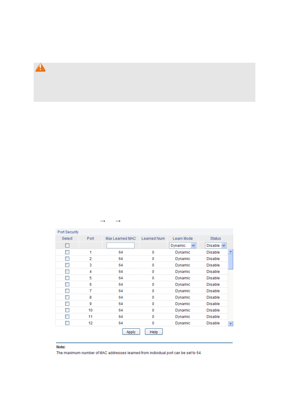 Port security, 3 port security | LevelOne GES-1651 User Manual | Page 31 / 128