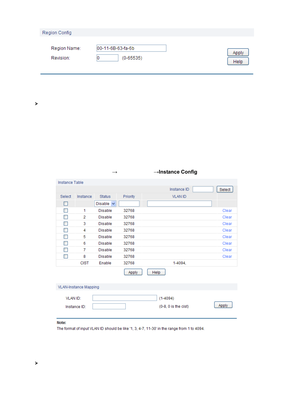 Instance config, 2 instance config | LevelOne GES-1651 User Manual | Page 63 / 128