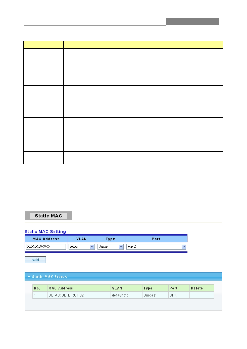 2 static mac, Web smart switch | LevelOne GES-2450 User Manual | Page 26 / 94