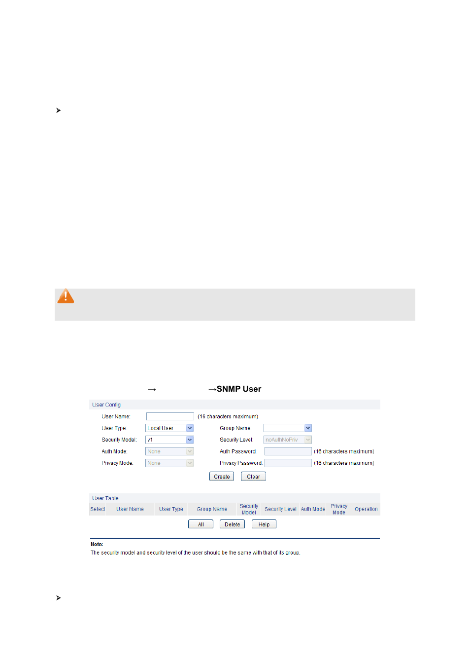 Snmp user, 4 snmp user | LevelOne GES-2451 User Manual | Page 104 / 128