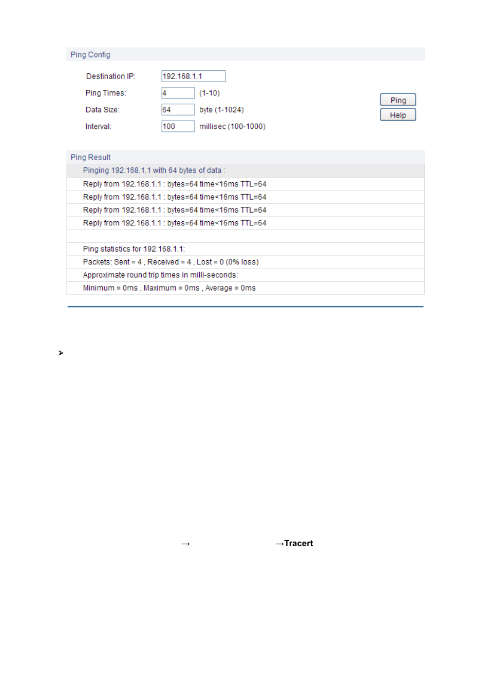 Tracert, 2 tracert | LevelOne GES-2451 User Manual | Page 121 / 128
