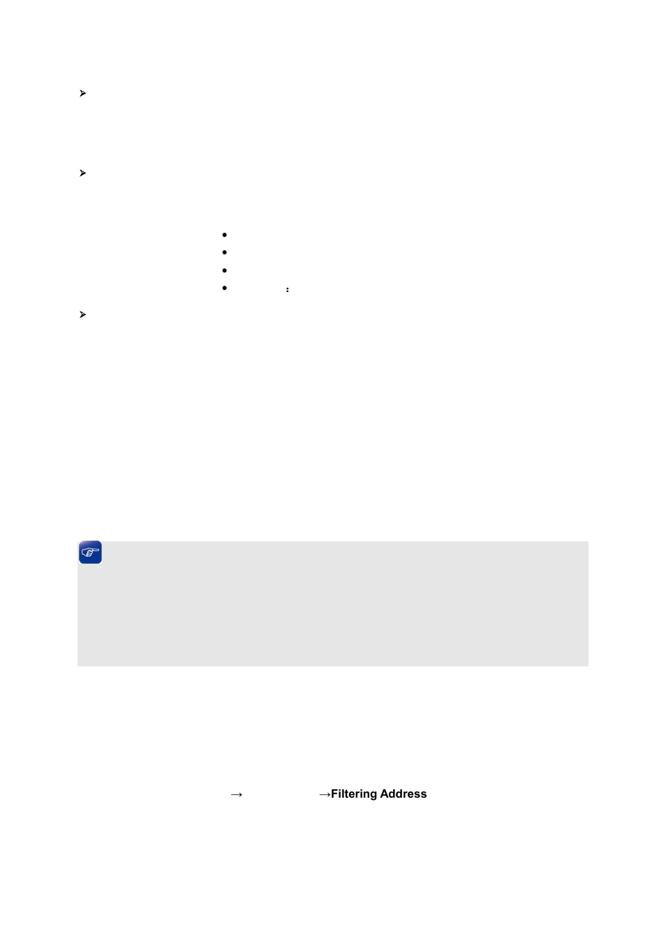 Filtering address, 4 filtering address | LevelOne GES-2451 User Manual | Page 43 / 128