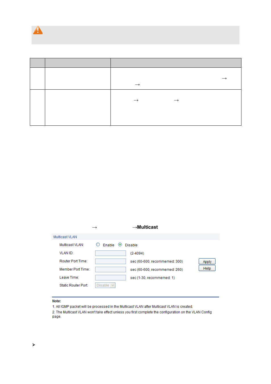 Multicast vlan, 4 multicast vlan | LevelOne GES-2451 User Manual | Page 80 / 128