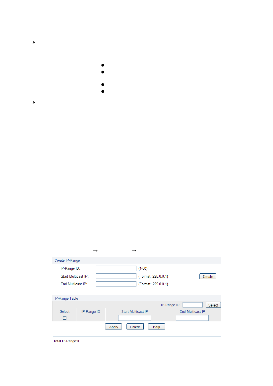 Multicast filter, Ip-range, 3 multicast filter | 1 ip-range | LevelOne GES-2451 User Manual | Page 85 / 128